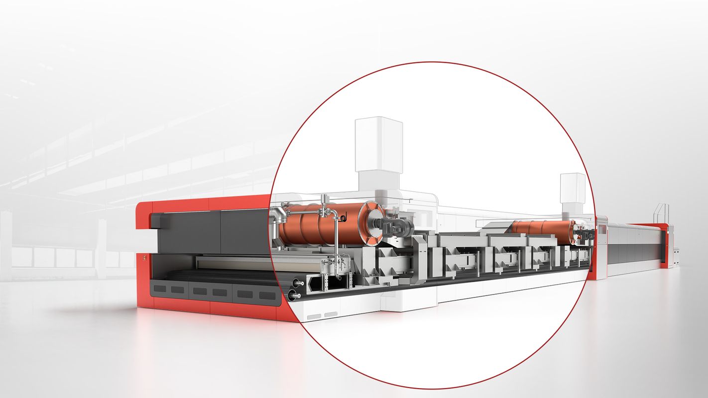 Gostol bakery machine partial cross-section digital image