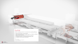 Gostol bakery machine cross-section sketch